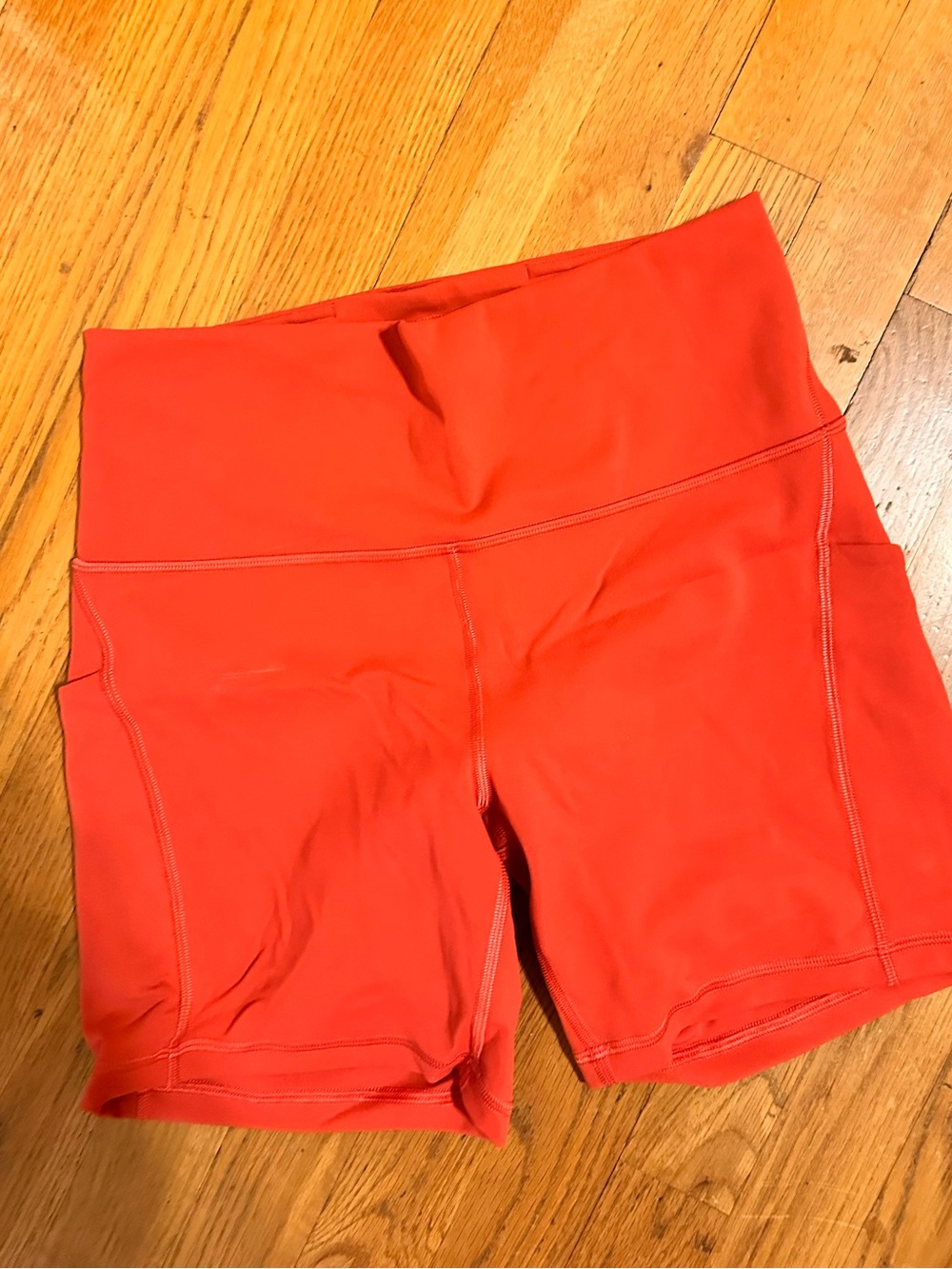 lululemon athletica wunder train shorts 6” inseam pockets